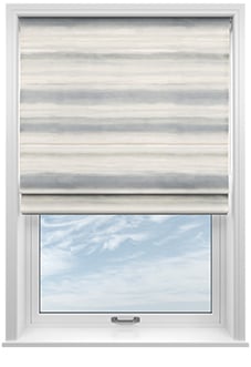 Ombre Velvet, Cloud - Motorised Roman Blind